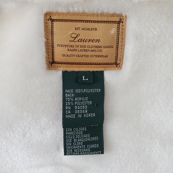 Ralph Lauren White Winter Vest - US L - Picture 11 of 12